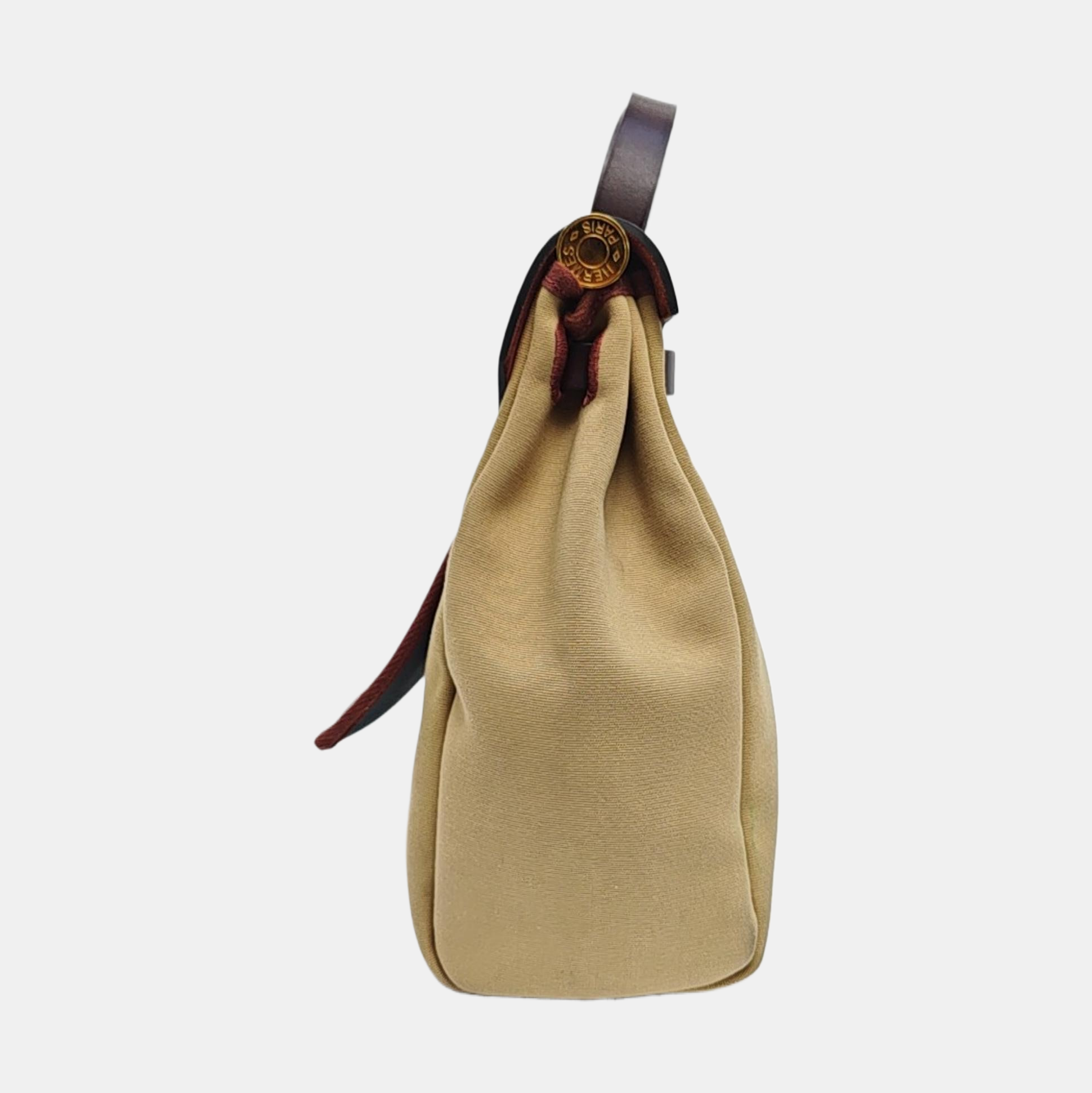 Authenticated pre-owned  Herbag 31 Canvas Beige - Shoulder Bag at Looply