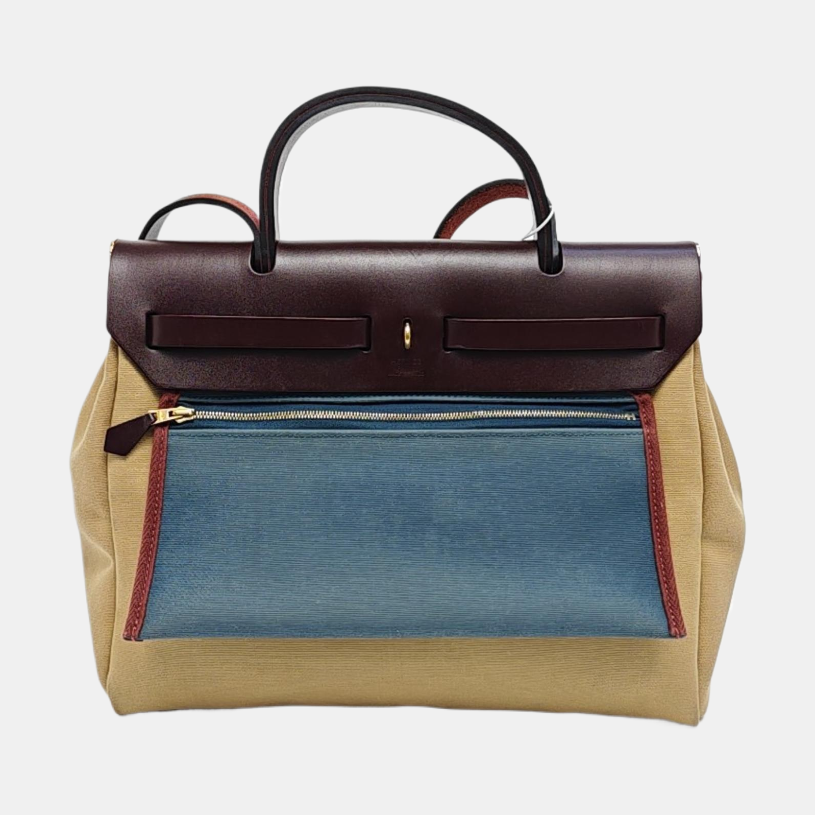 Authenticated pre-owned  Herbag 31 Canvas Beige - Shoulder Bag at Looply