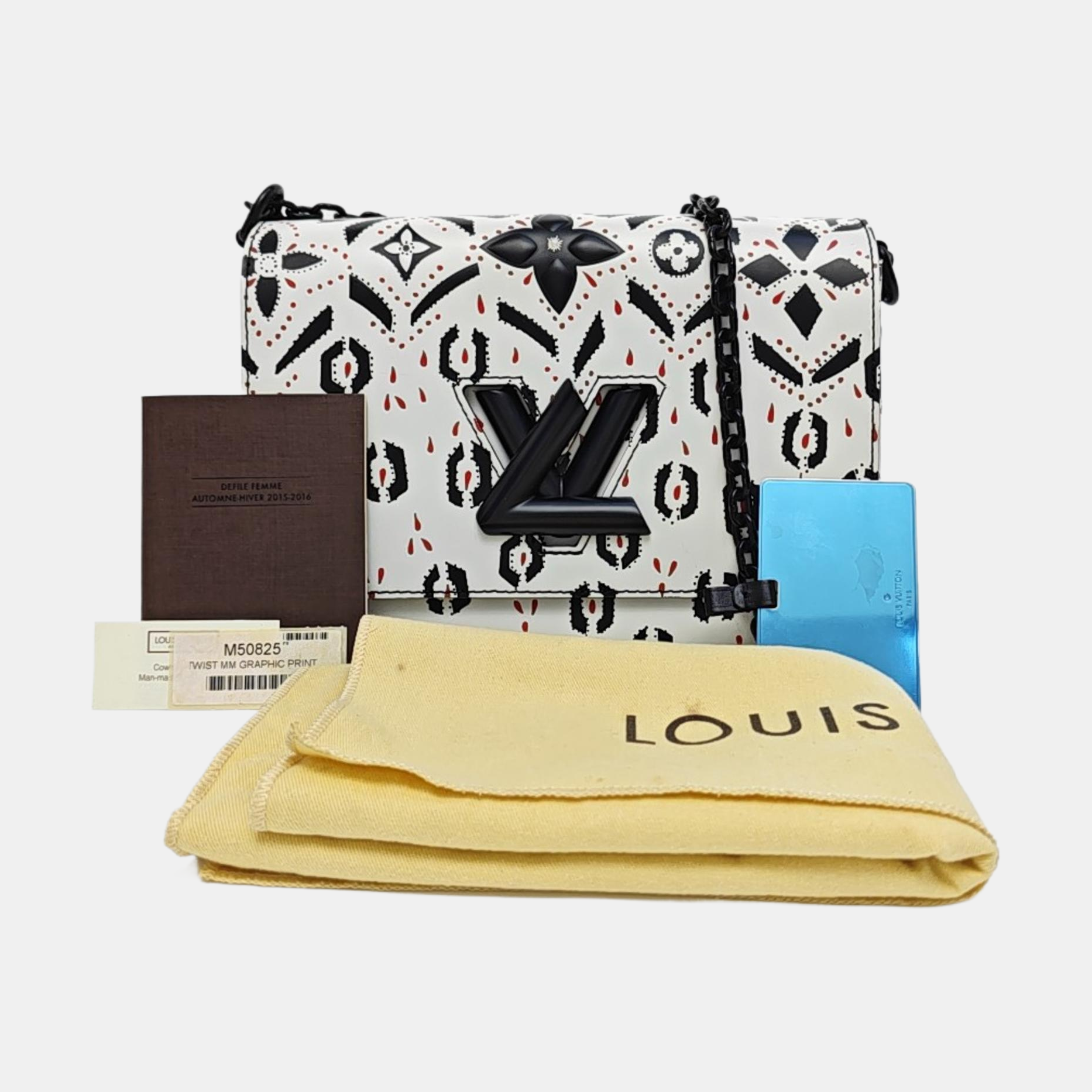 Authenticated pre-owned  Twist MM Calfskin White - Shoulder Bag at Looply