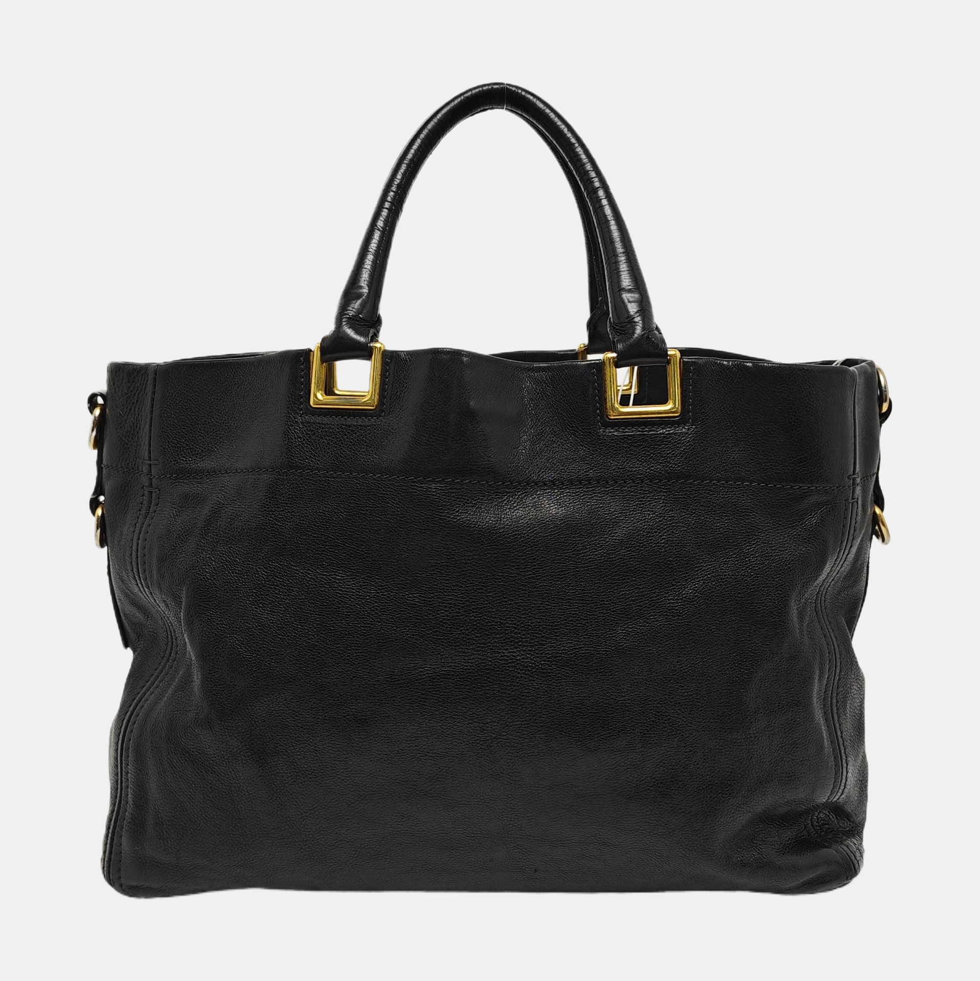Calfskin Tote Bag Black
