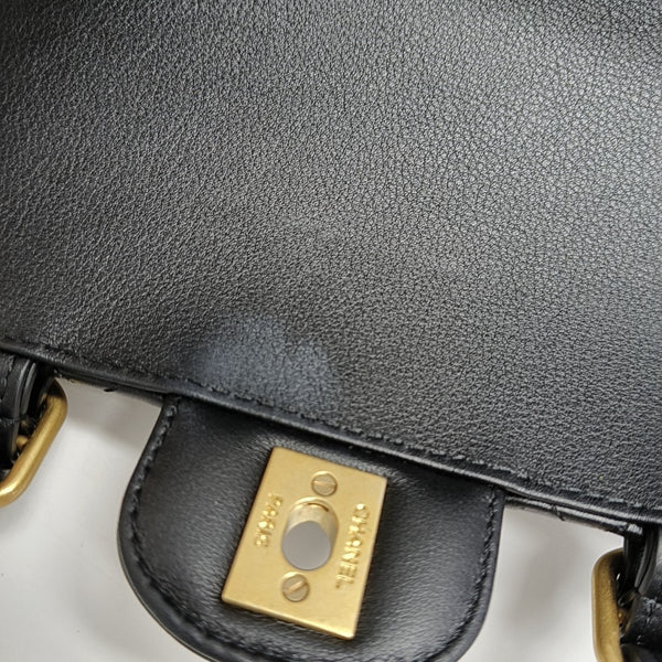 Quilted Calfskin Black