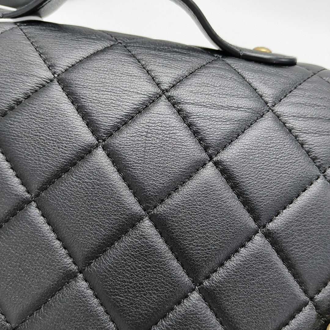 Quilted Calfskin Black