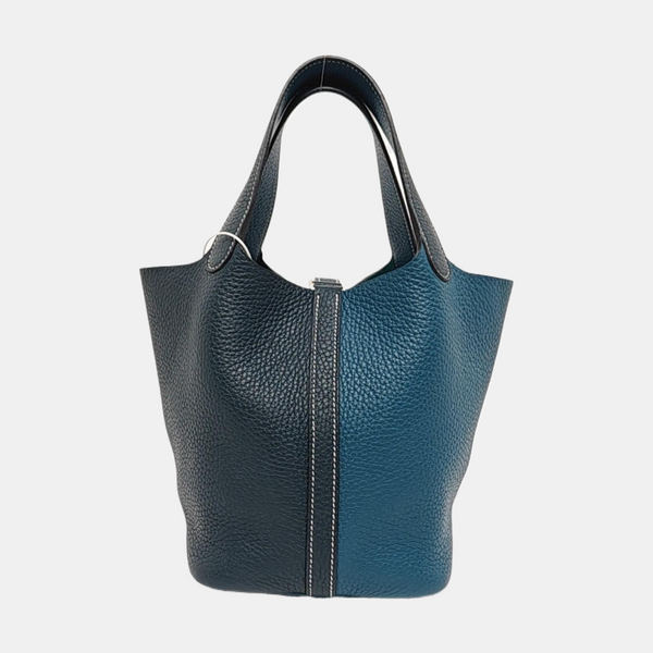 Authenticated pre-owned  Picotin Lock 18 Clemence Multicolor - Top Handle Bag at Looply