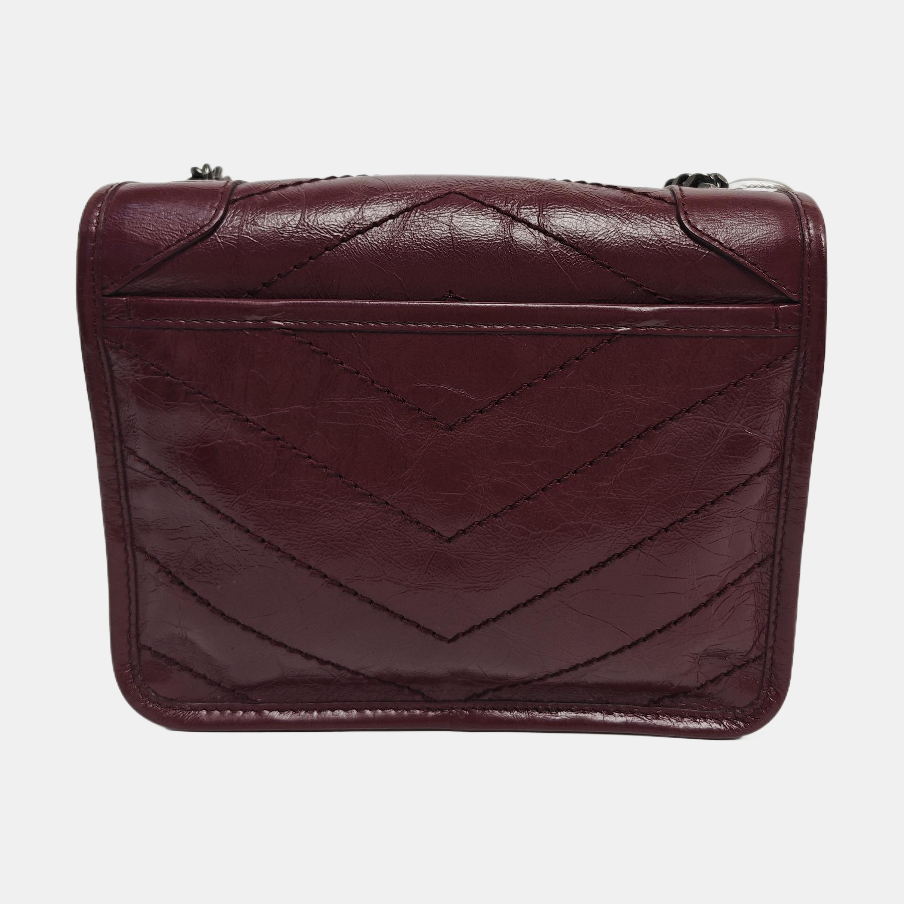 NIKI Mini Quilted Calfskin Red