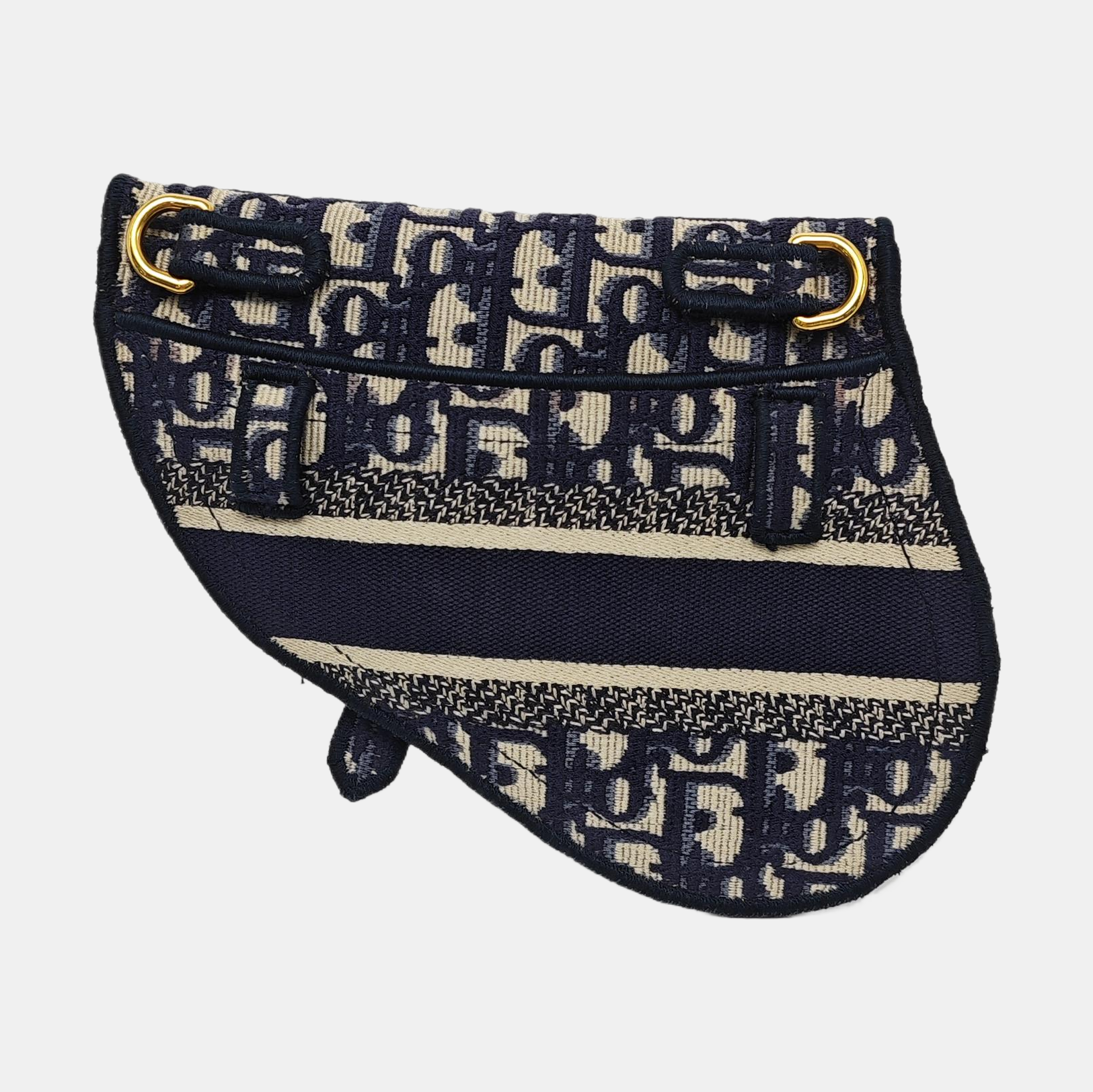 Authenticated pre-owned  Saddle Canvas Blue - Belt Bag at Looply