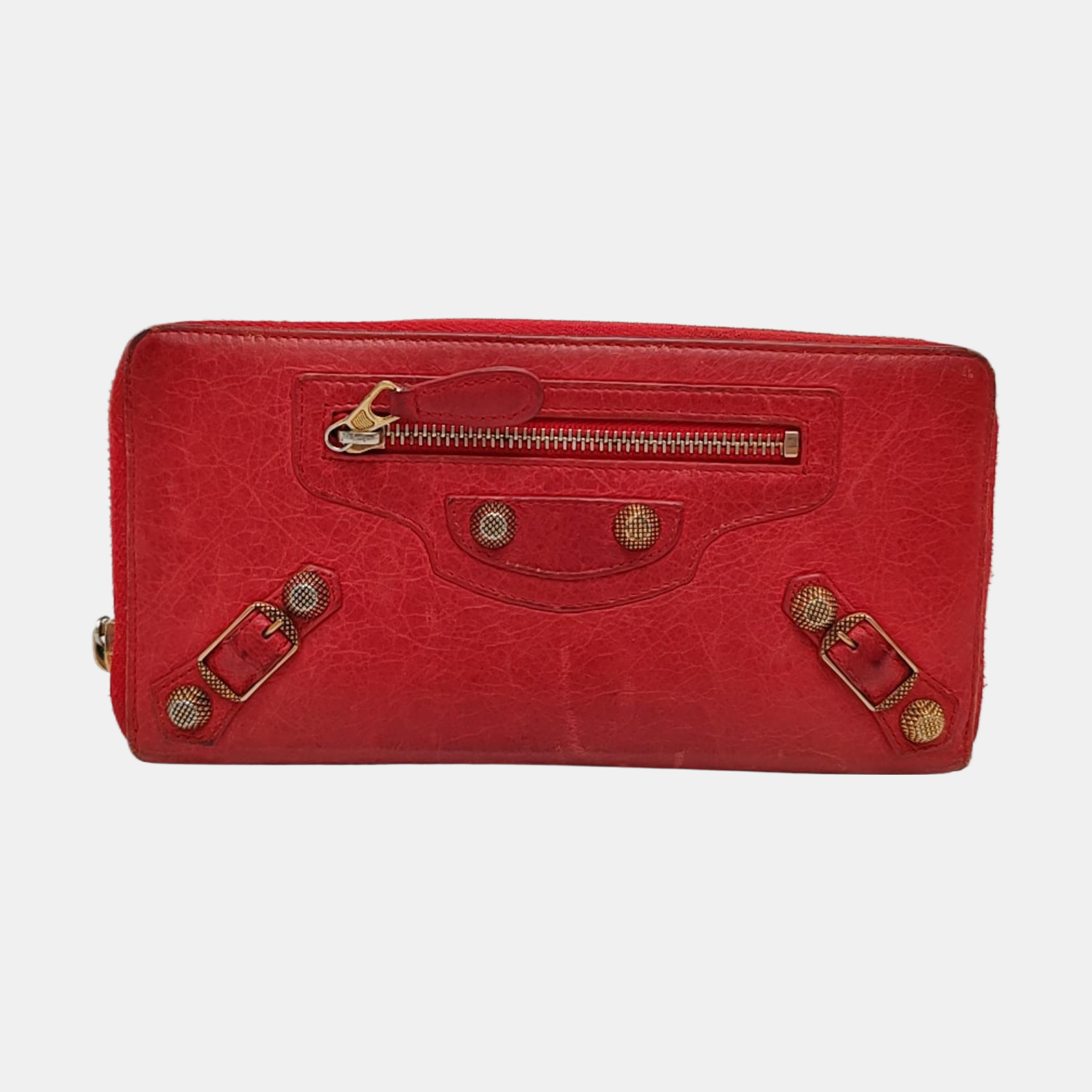 Authenticated pre-owned  Classic City Lambskin Red Wallet - Wallet at Looply