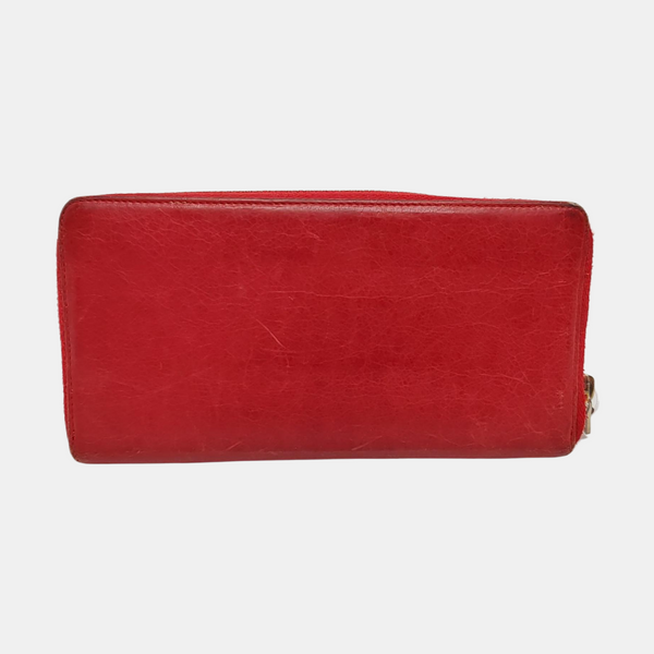 Authenticated pre-owned  Classic City Lambskin Red Wallet - Wallet at Looply
