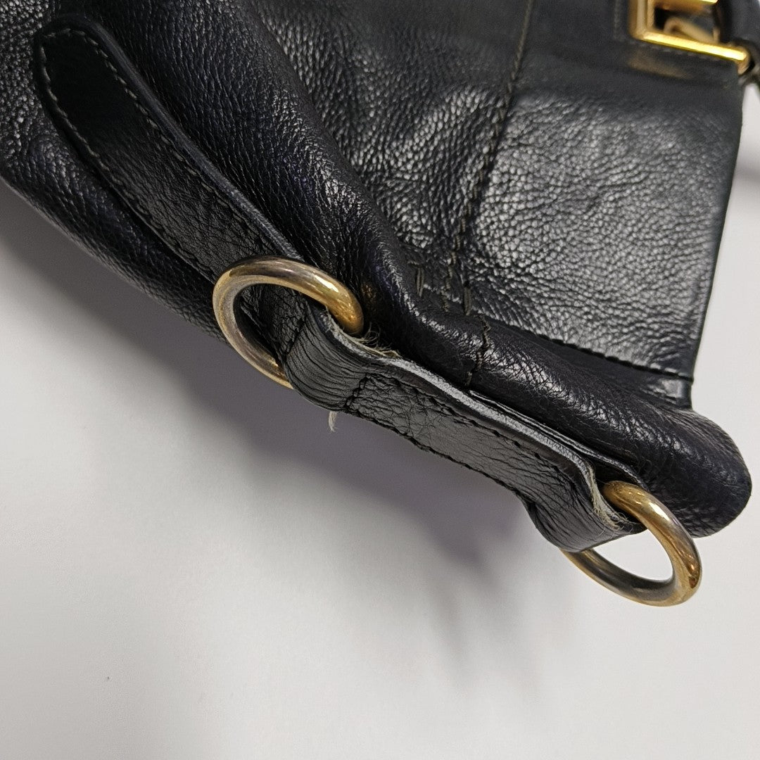 Calfskin Tote Bag Black