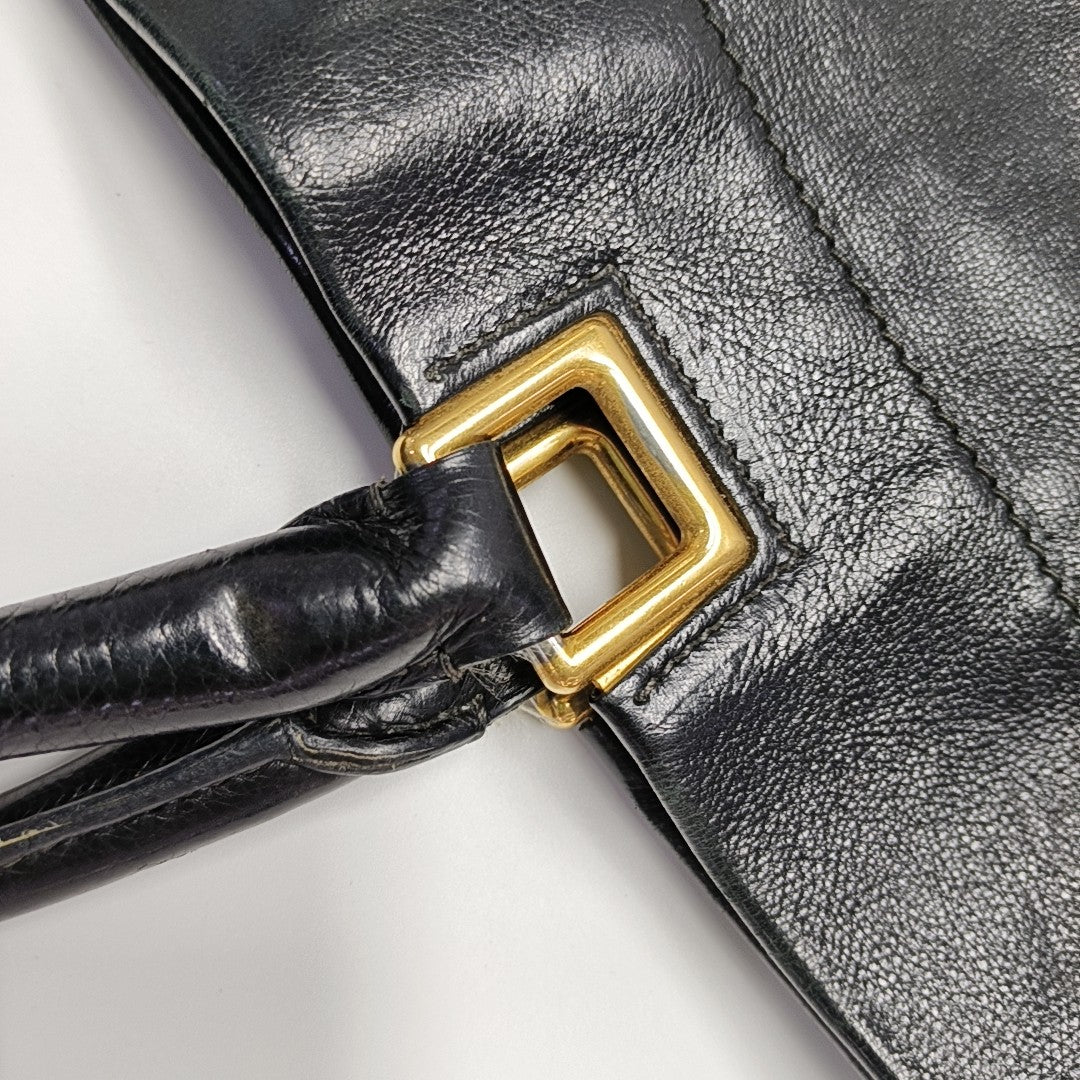 Calfskin Tote Bag Black