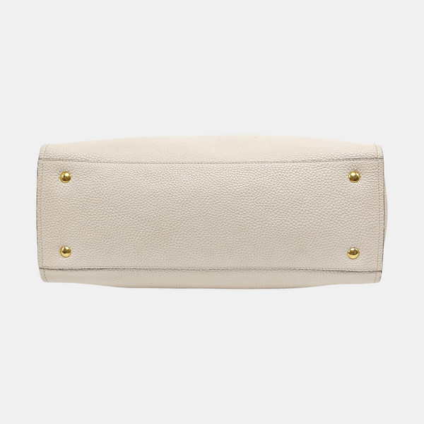 Gancio Calfskin White