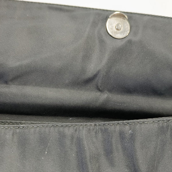 Nylon Top Handle Bag Black
