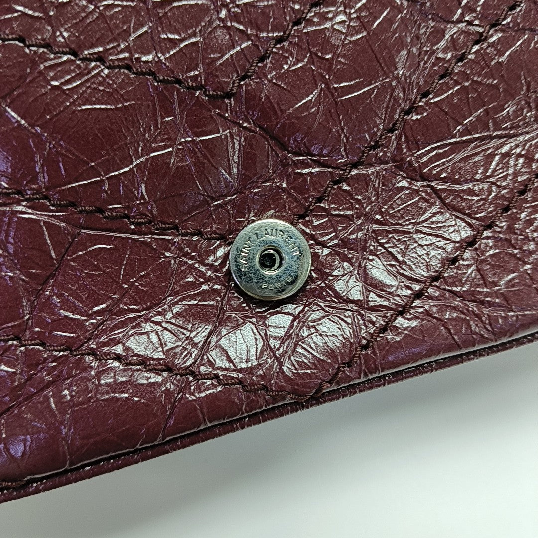 NIKI Mini Quilted Calfskin Red