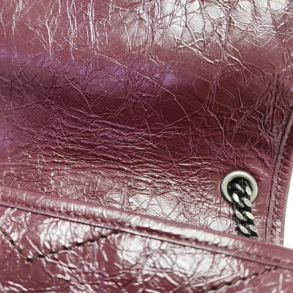 NIKI Mini Quilted Calfskin Red
