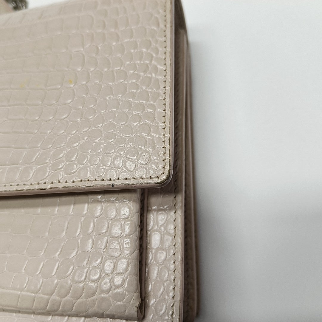 SUNSET Medium Calfskin Pink