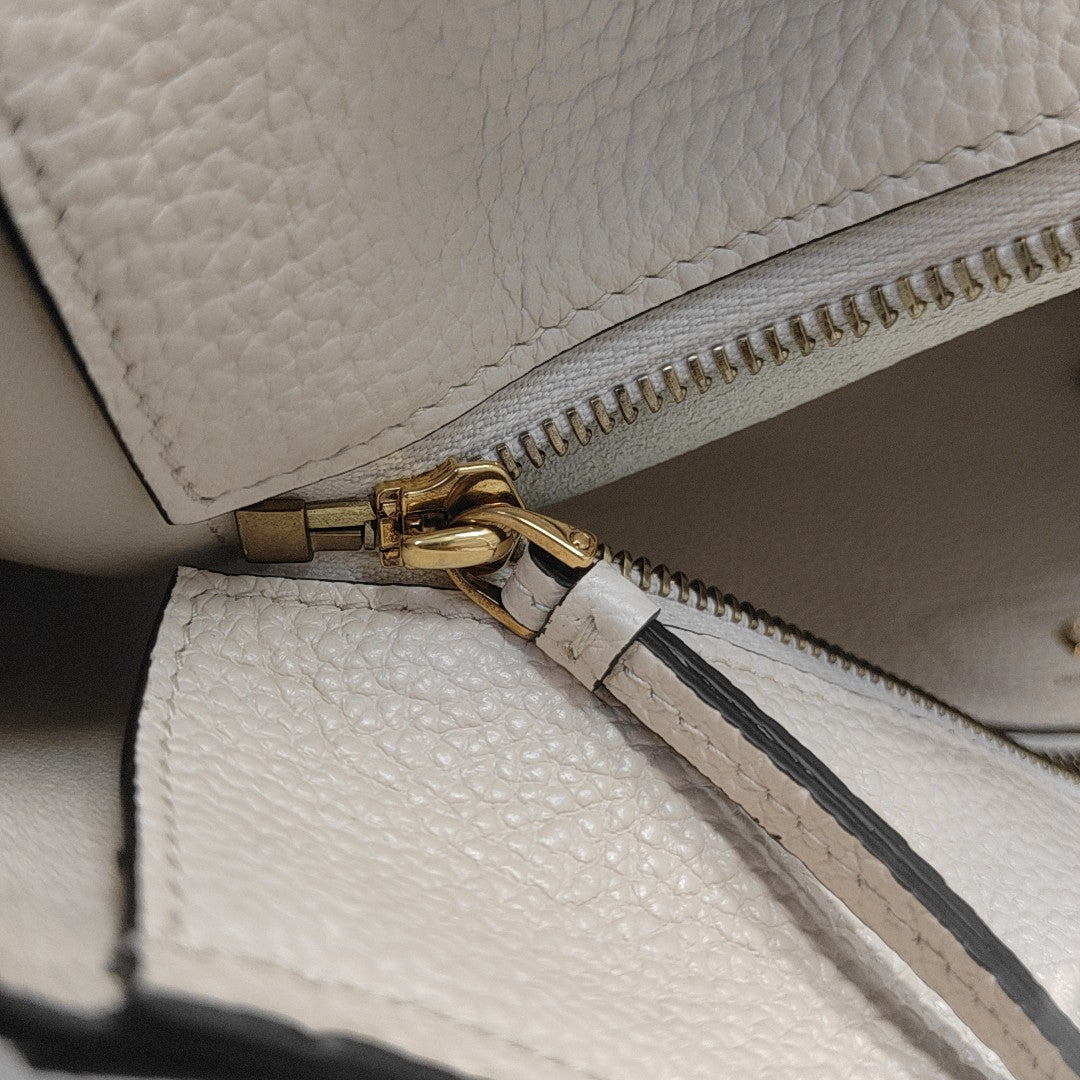 Gancio Calfskin White