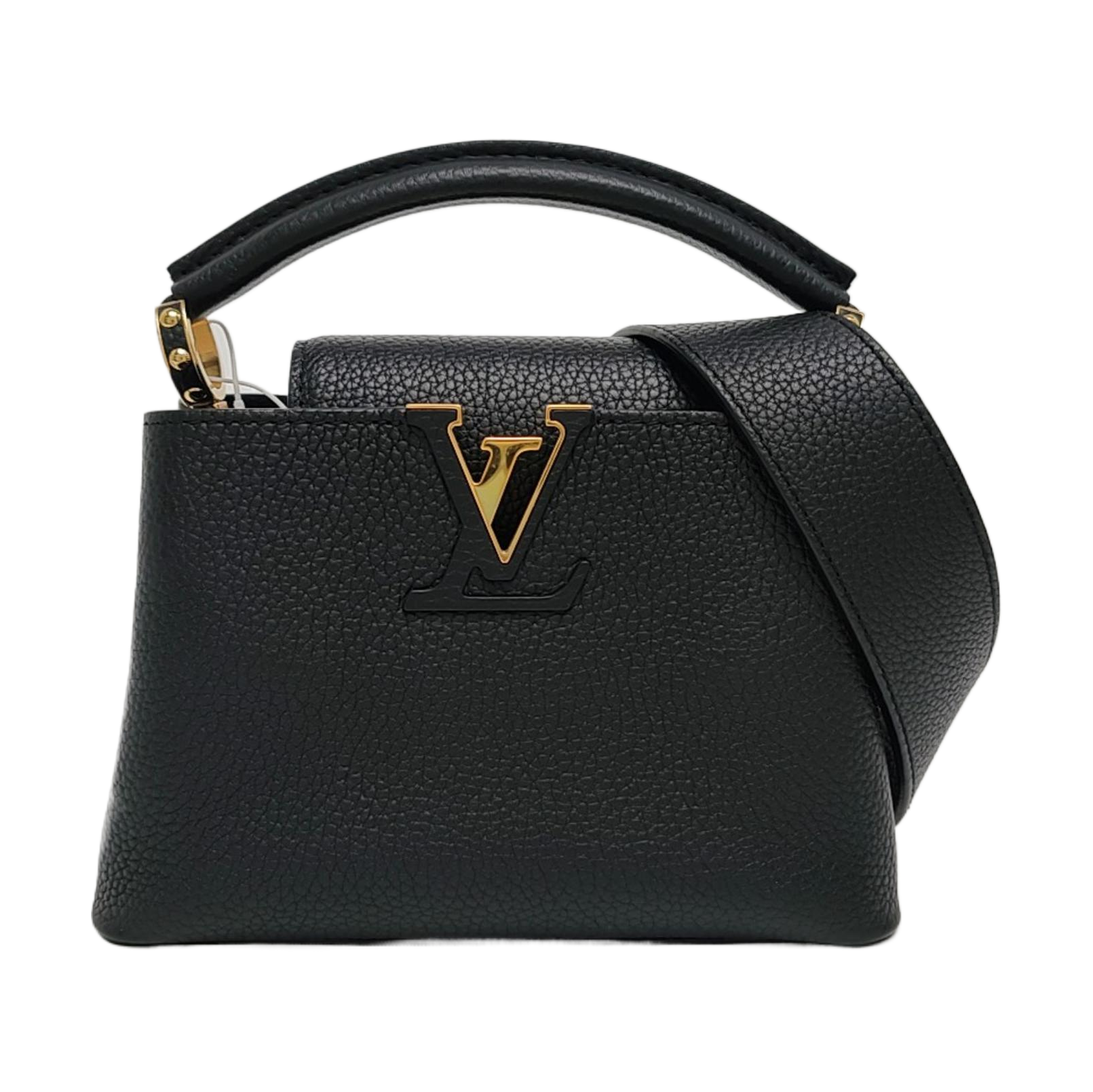 Authenticated pre-owned  Capucines Mini Calfskin Black - Shoulder Bag at Looply