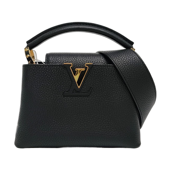 Authenticated pre-owned  Capucines Mini Calfskin Black - Shoulder Bag at Looply