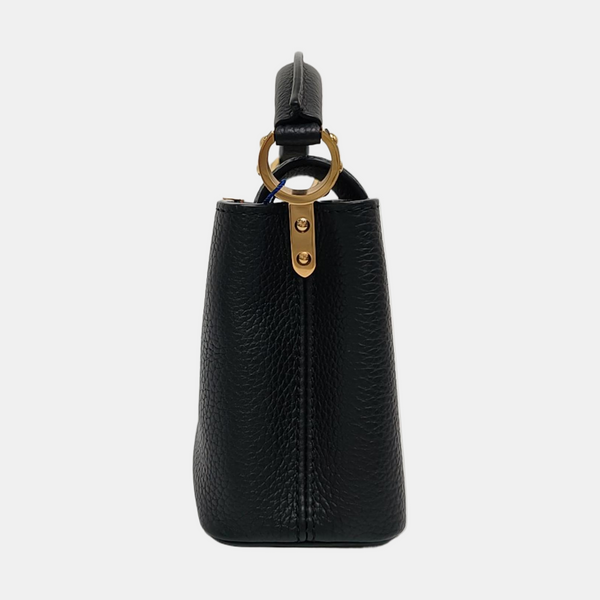 Authenticated pre-owned  Capucines Mini Calfskin Black - Shoulder Bag at Looply
