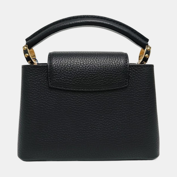Authenticated pre-owned  Capucines Mini Calfskin Black - Shoulder Bag at Looply