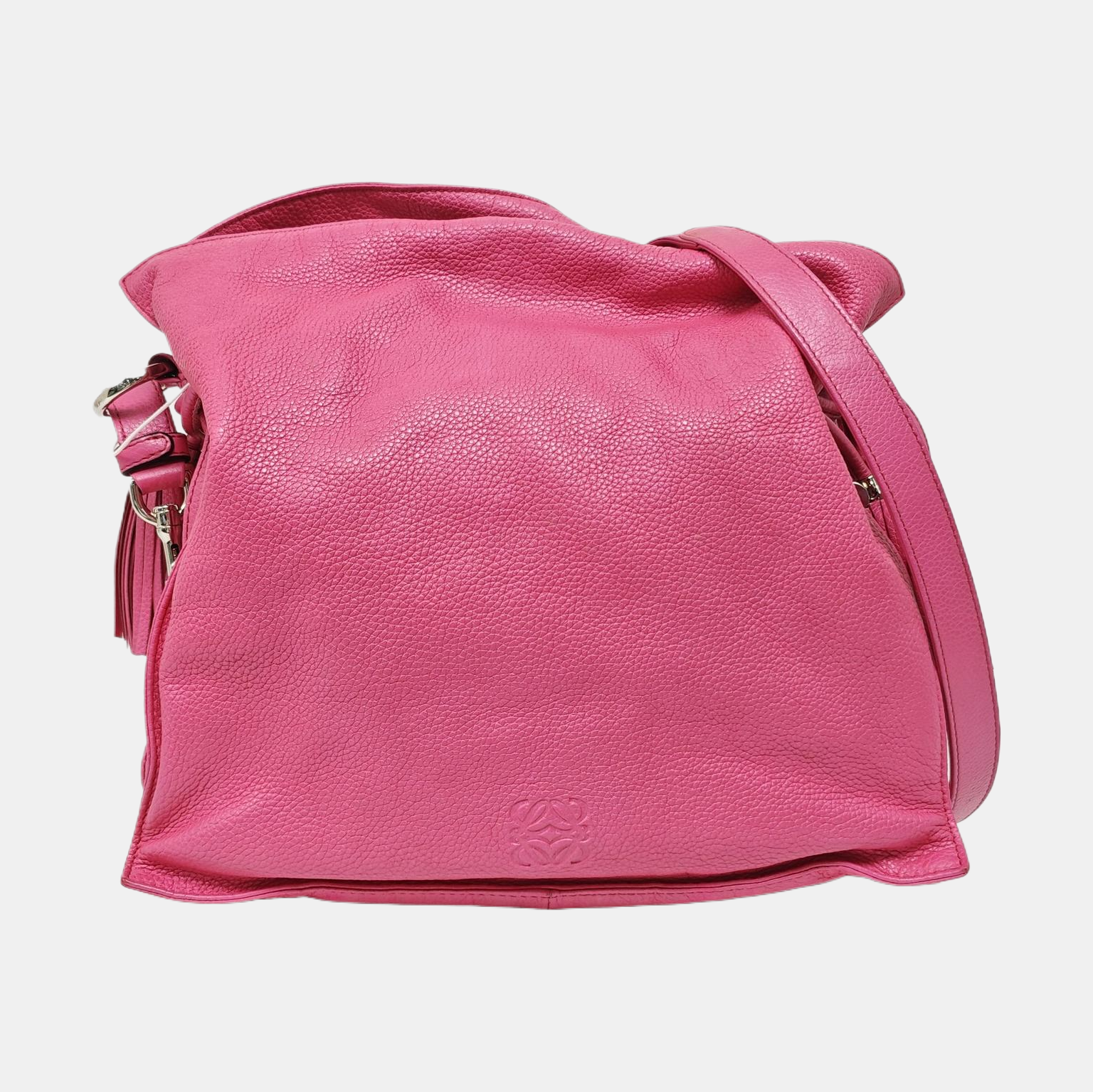 Authenticated pre-owned  Flamenco Calfskin Pink - Shoulder Bag at Looply