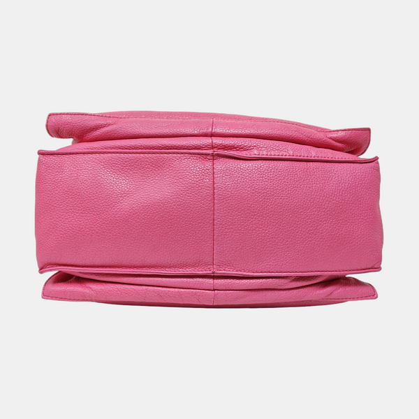 Authenticated pre-owned  Flamenco Calfskin Pink - Shoulder Bag at Looply