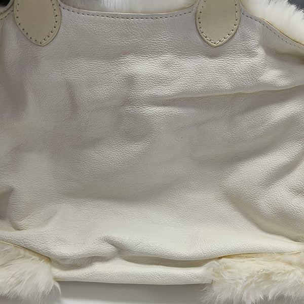 Calfskin Shoulder Bag White