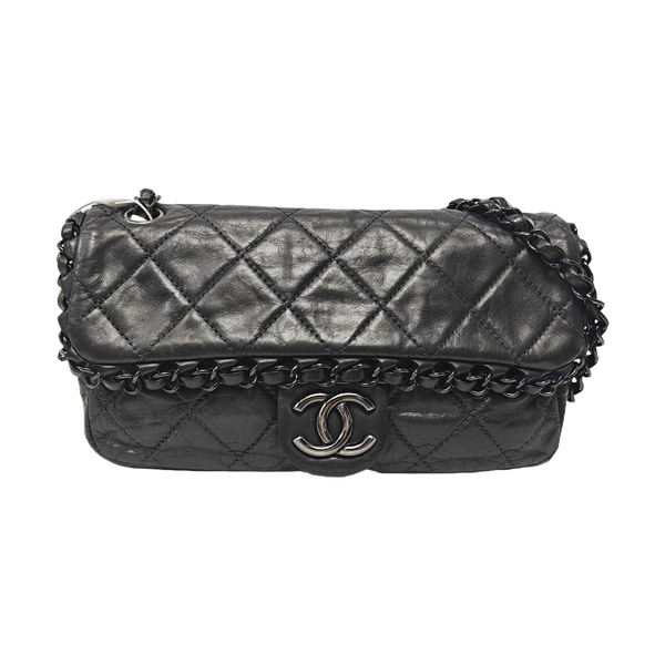 Quilted Calfskin Gray