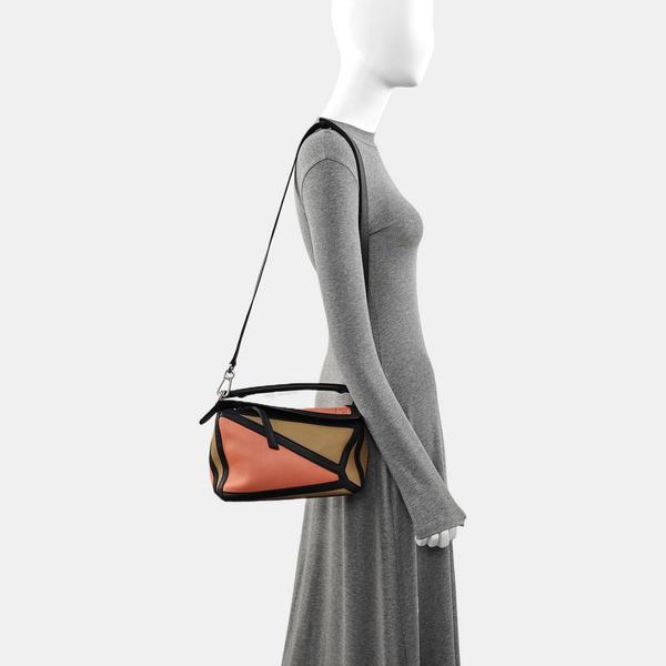 Authenticated pre-owned  Puzzle Small Calfskin Multicolor - Shoulder Bag at Looply