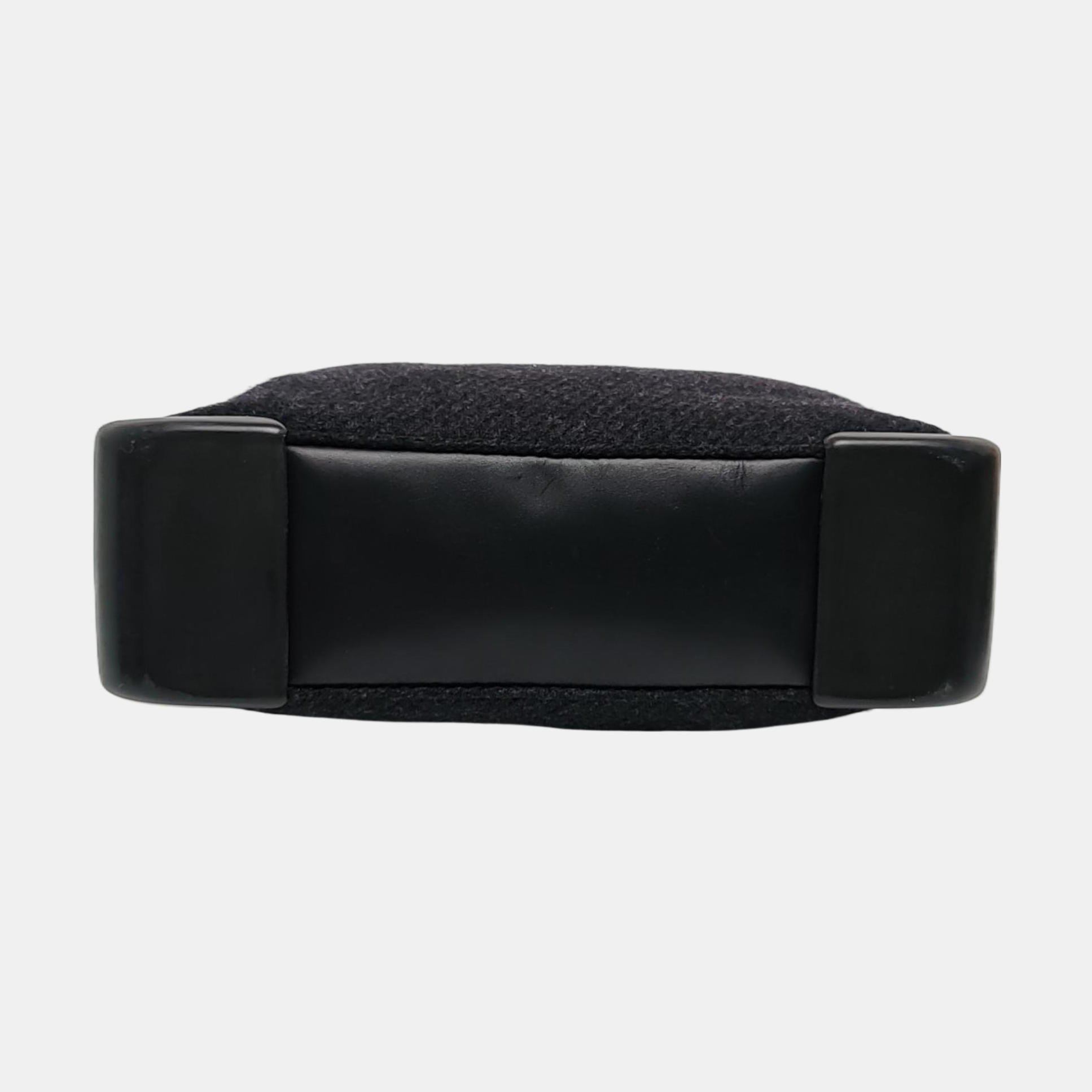 Wool Tote Bag Black