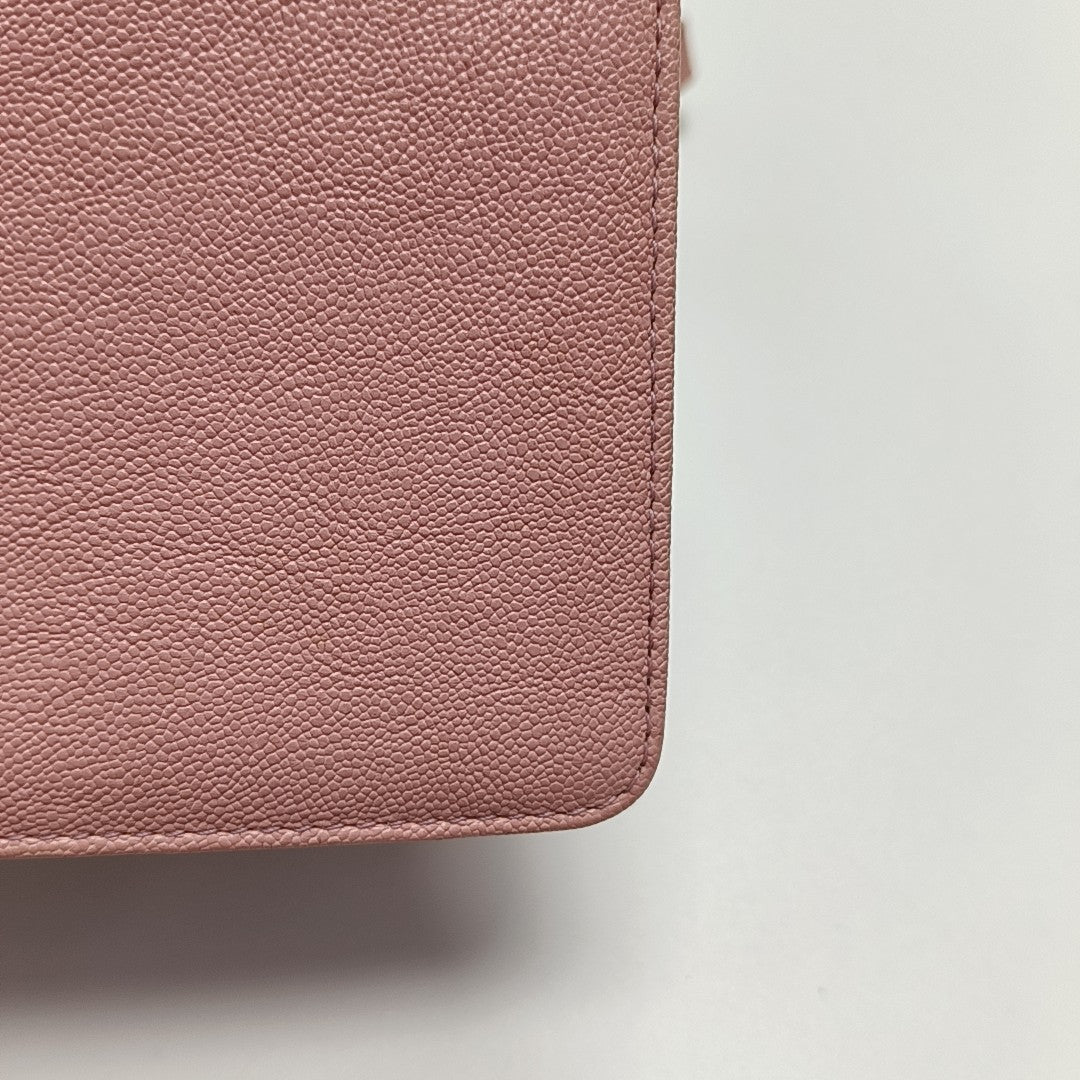 BOY CHANEL Mini Quilted Grained Calfskin Pink
