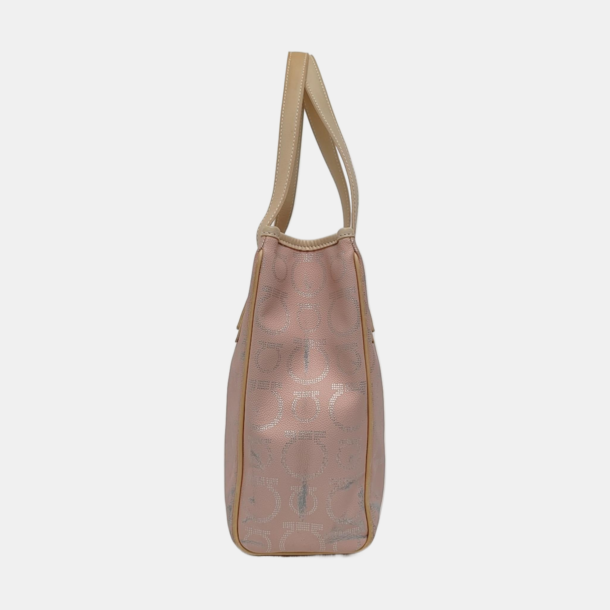 Gancini Coated Canvas Pink