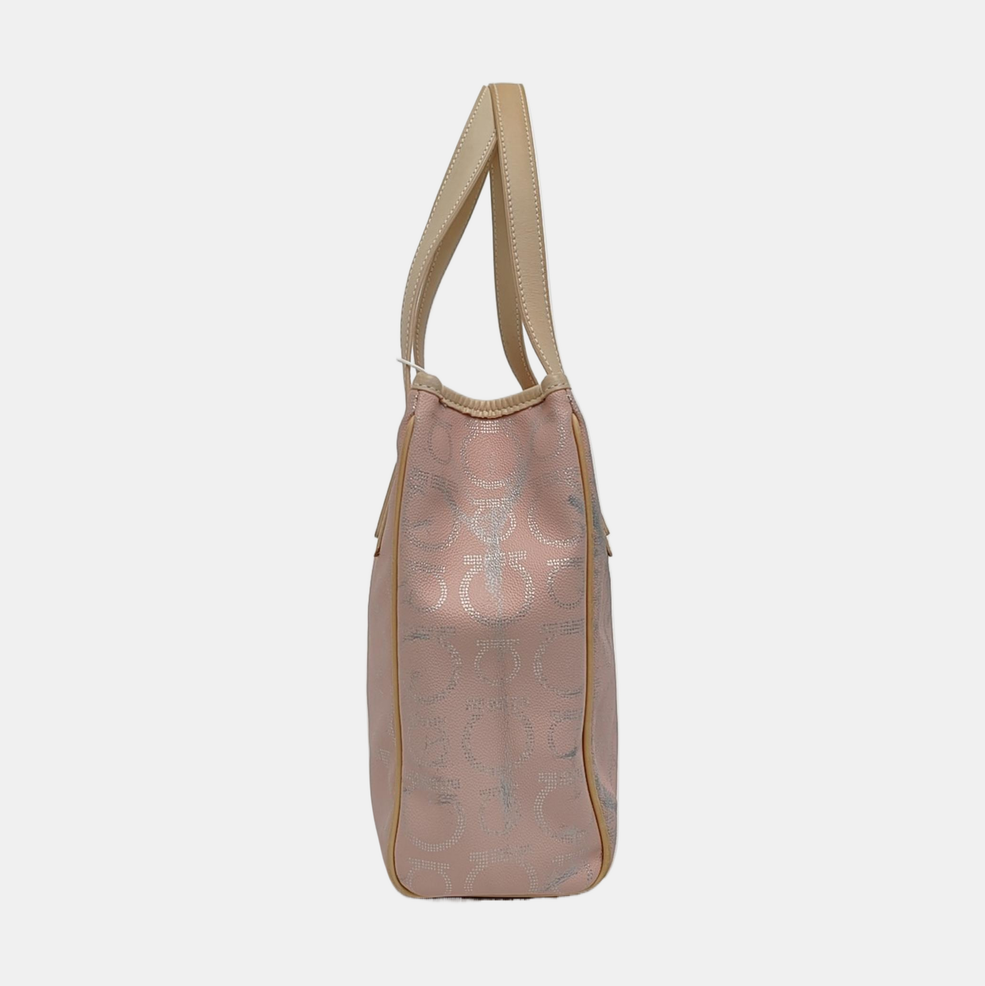 Gancini Coated Canvas Pink