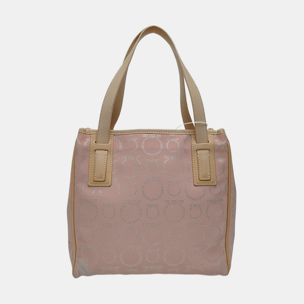 Gancini Coated Canvas Pink