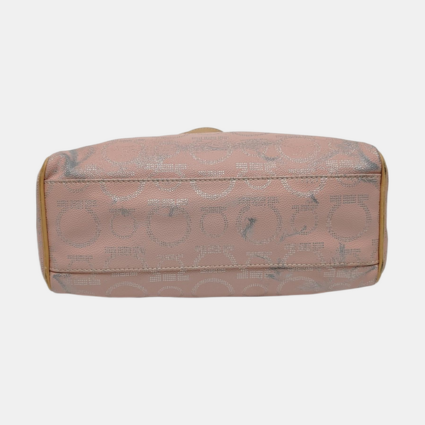 Gancini Coated Canvas Pink