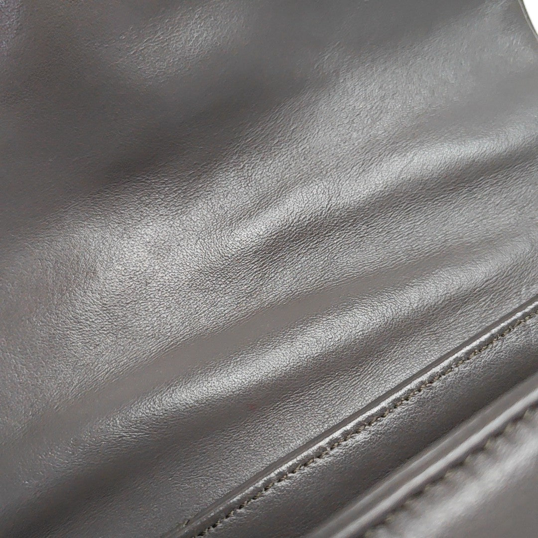 LOULOU Extra Small Quilted Calfskin Gray