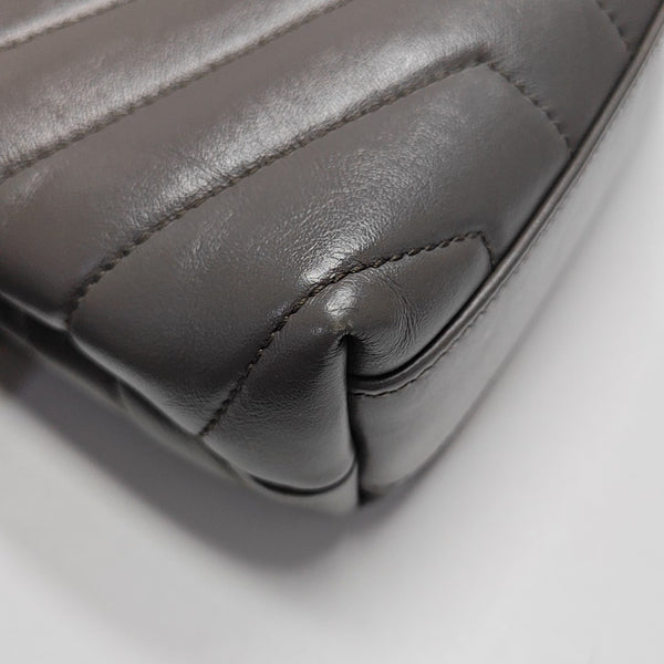 LOULOU Extra Small Quilted Calfskin Gray