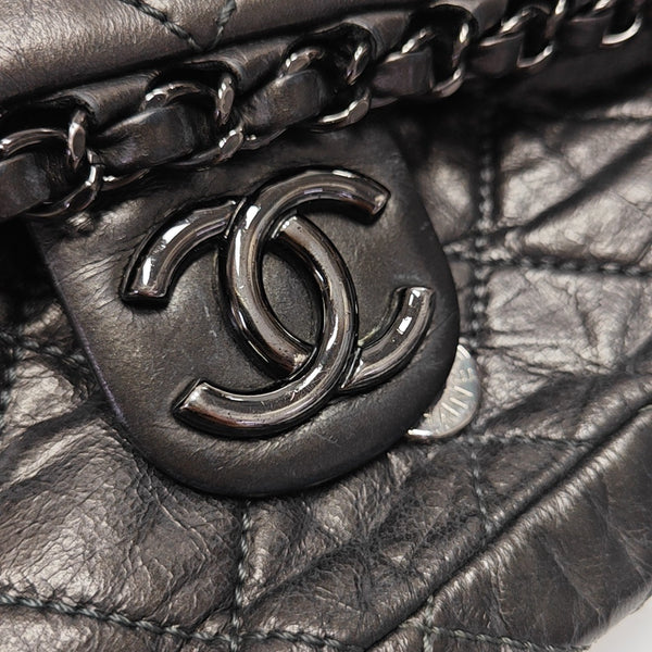 Quilted Calfskin Gray