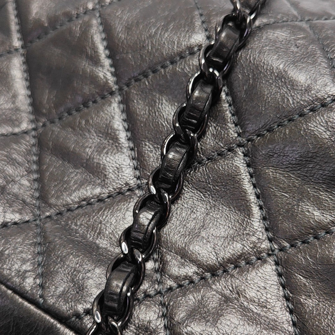 Quilted Calfskin Gray
