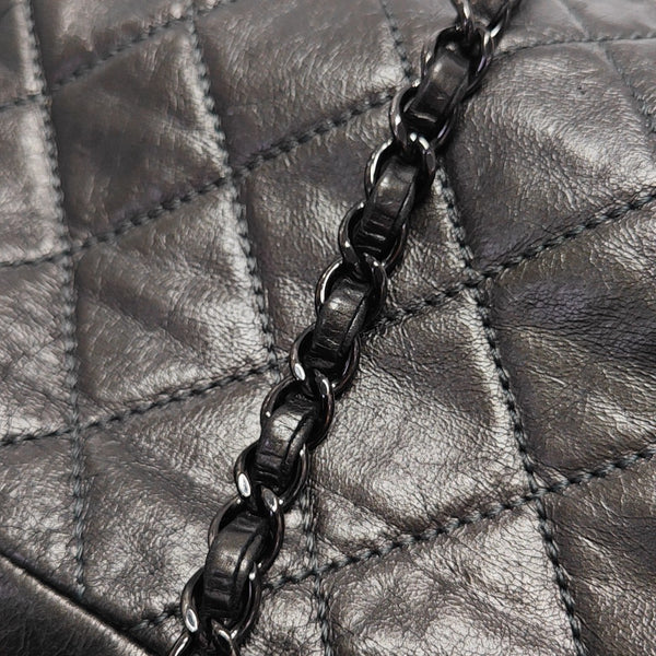 Quilted Calfskin Gray