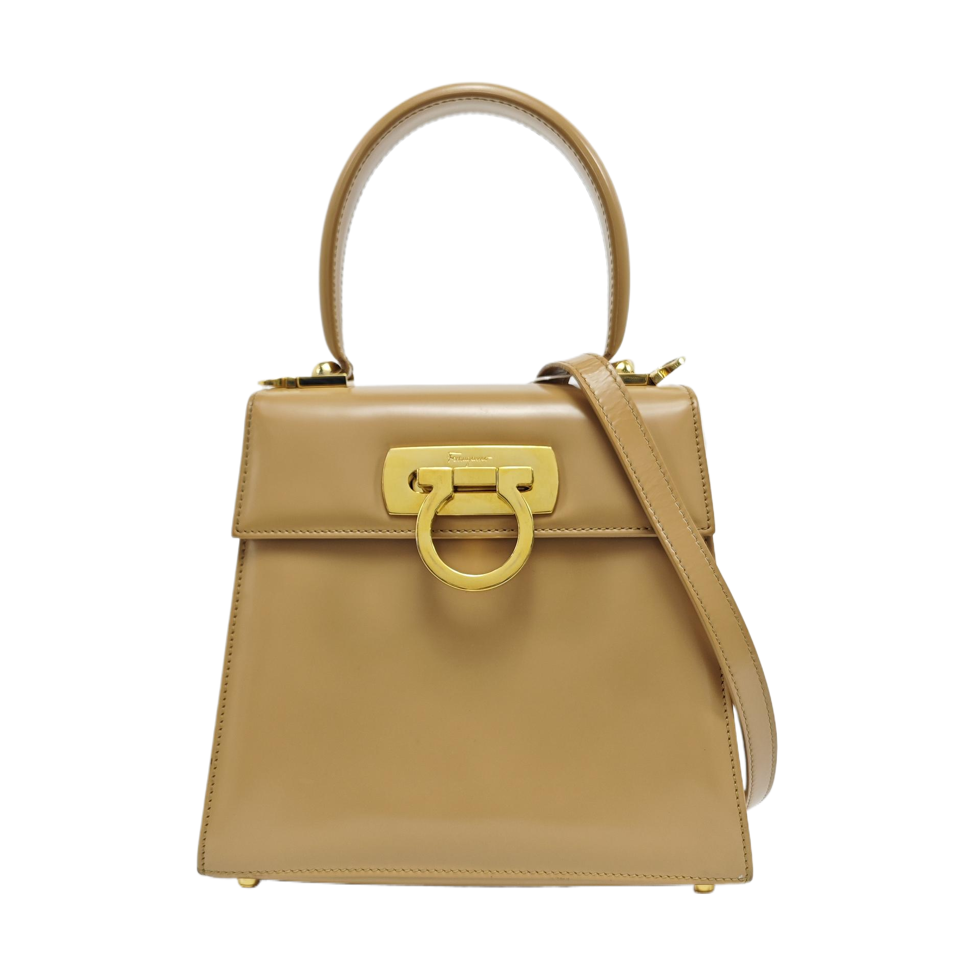 Kelly Calfskin Beige