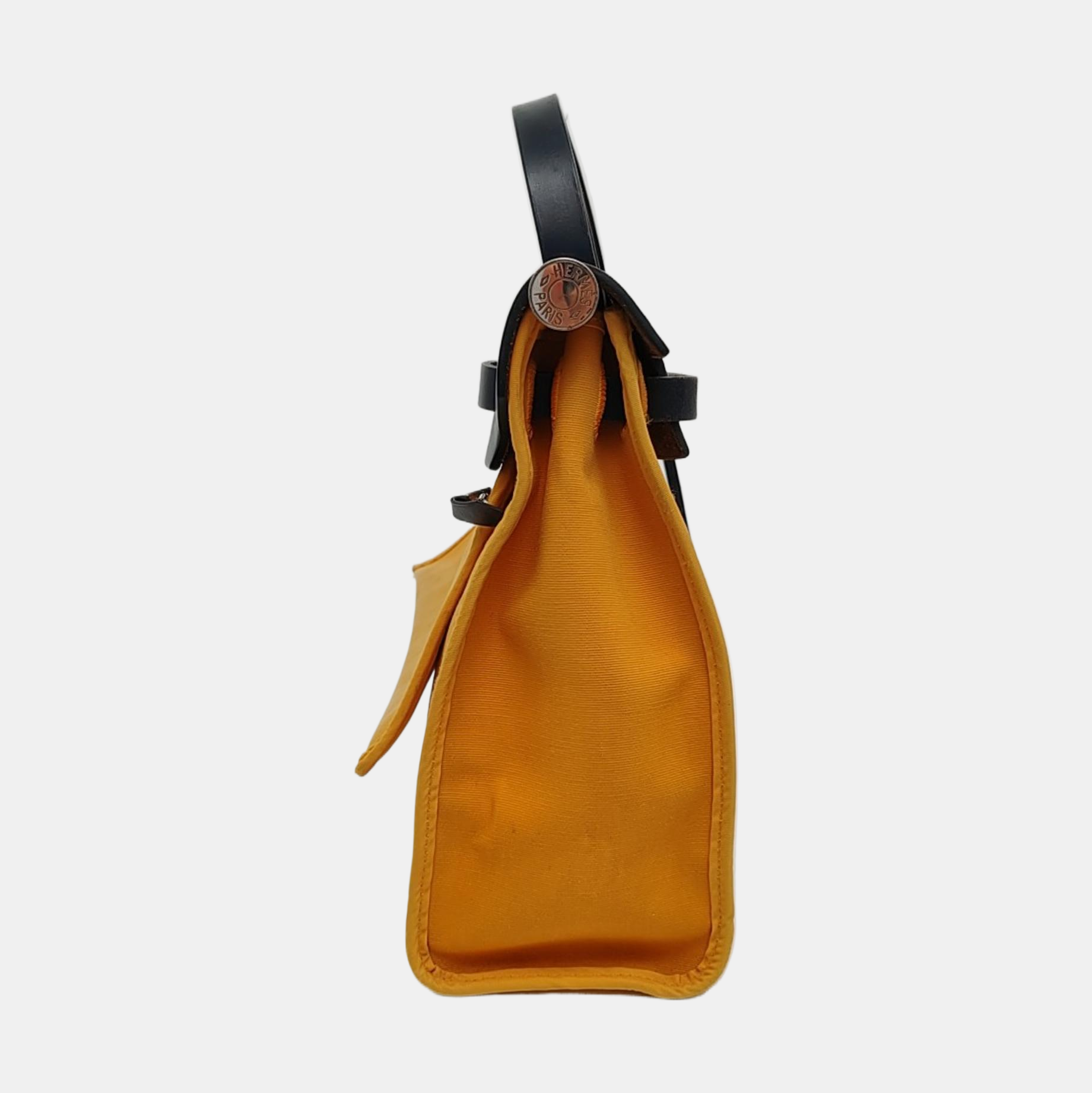 Authenticated pre-owned  Herbag 31 Canvas Yellow - Shoulder Bag at Looply