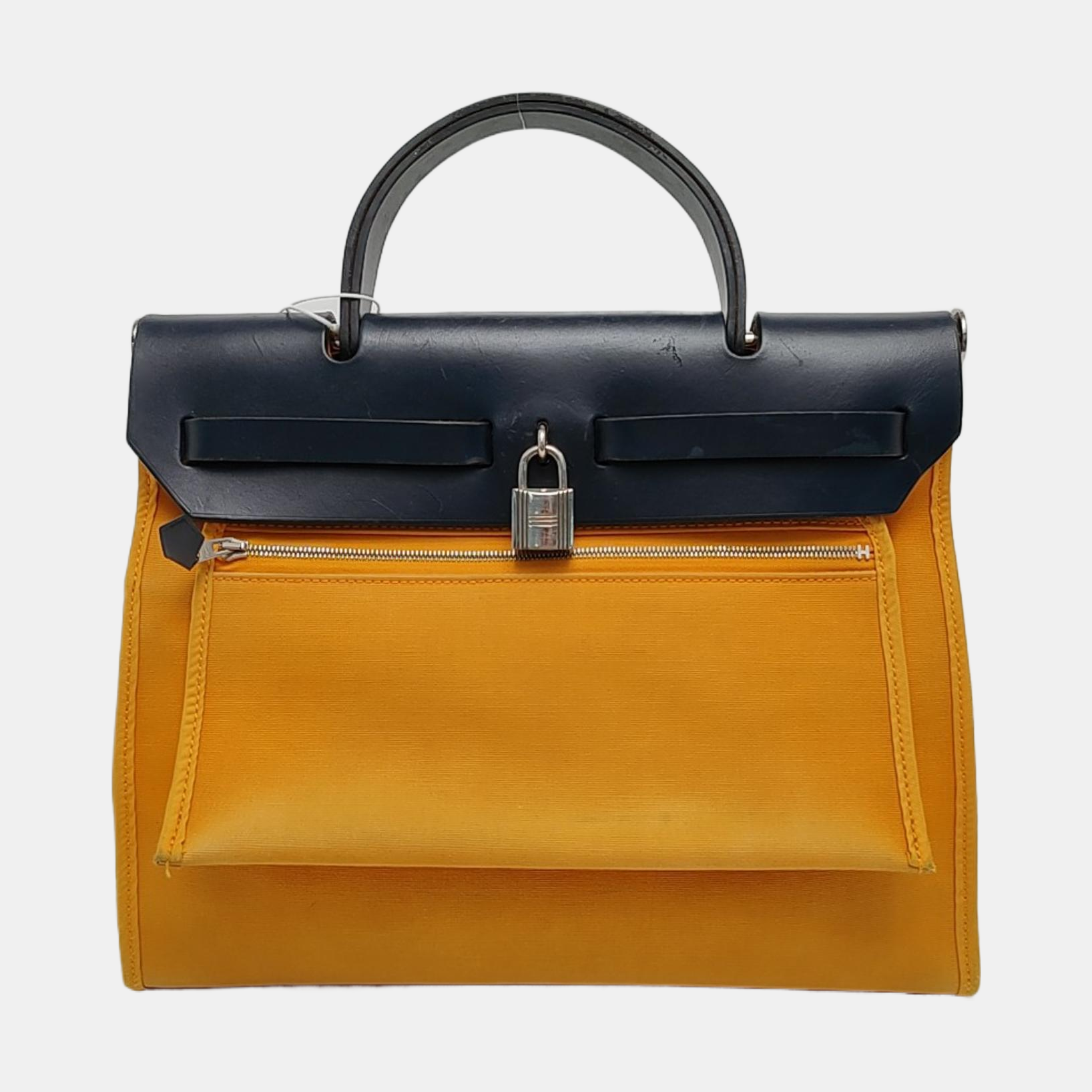 Authenticated pre-owned  Herbag 31 Canvas Yellow - Shoulder Bag at Looply