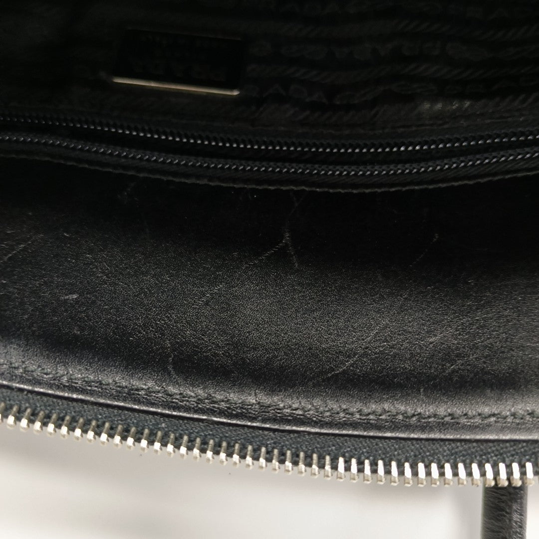 Wool Tote Bag Black