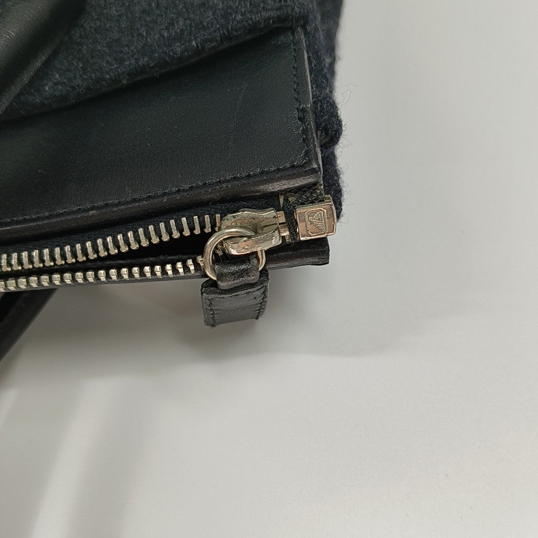 Wool Tote Bag Black