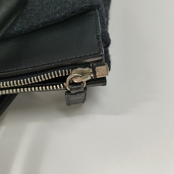 Wool Tote Bag Black