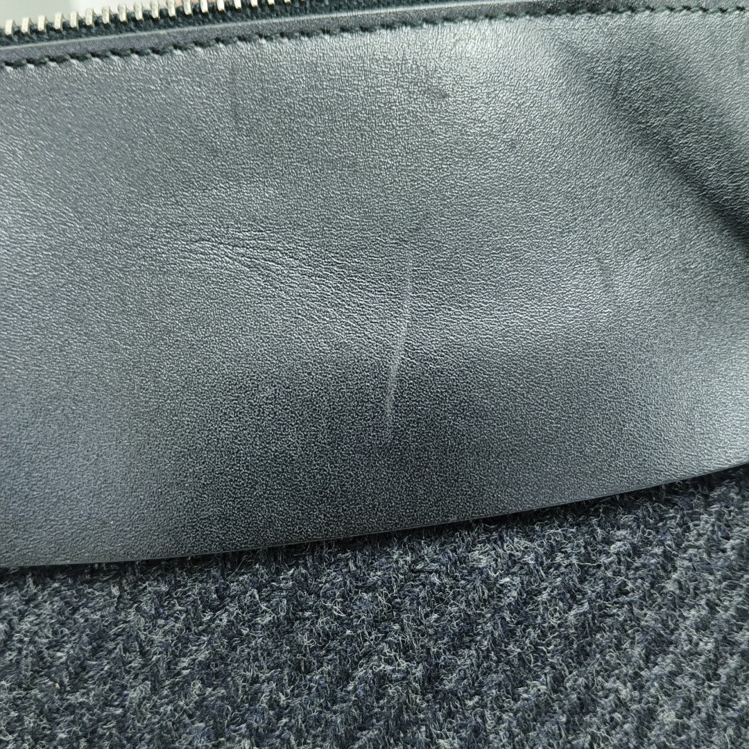 Wool Tote Bag Black