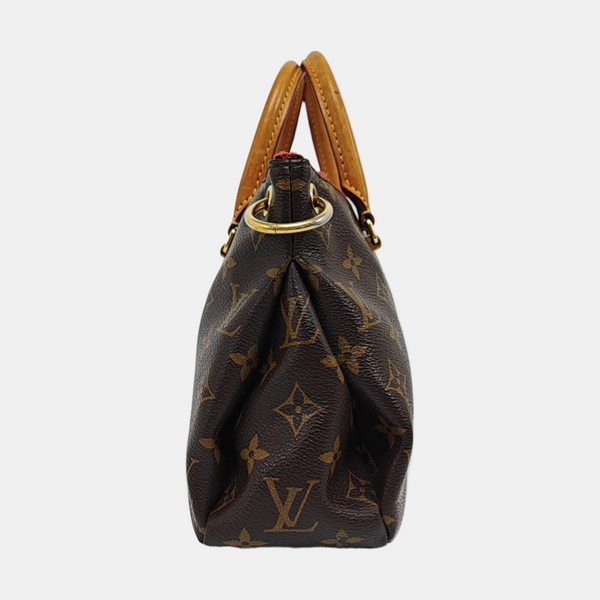 Authenticated pre-owned  Pallas BB Monogram Coated Canvas Brown - Shoulder Bag at Looply