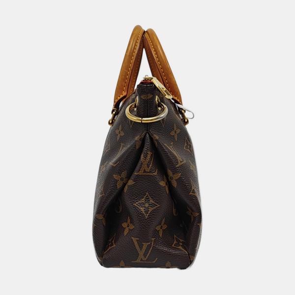Authenticated pre-owned  Pallas BB Monogram Coated Canvas Brown - Shoulder Bag at Looply
