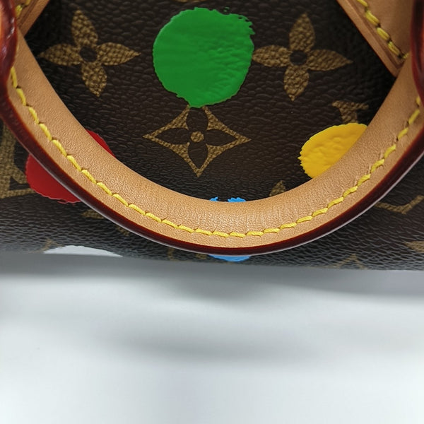 SPEEDY Nano Monogram Coated Canvas Brown