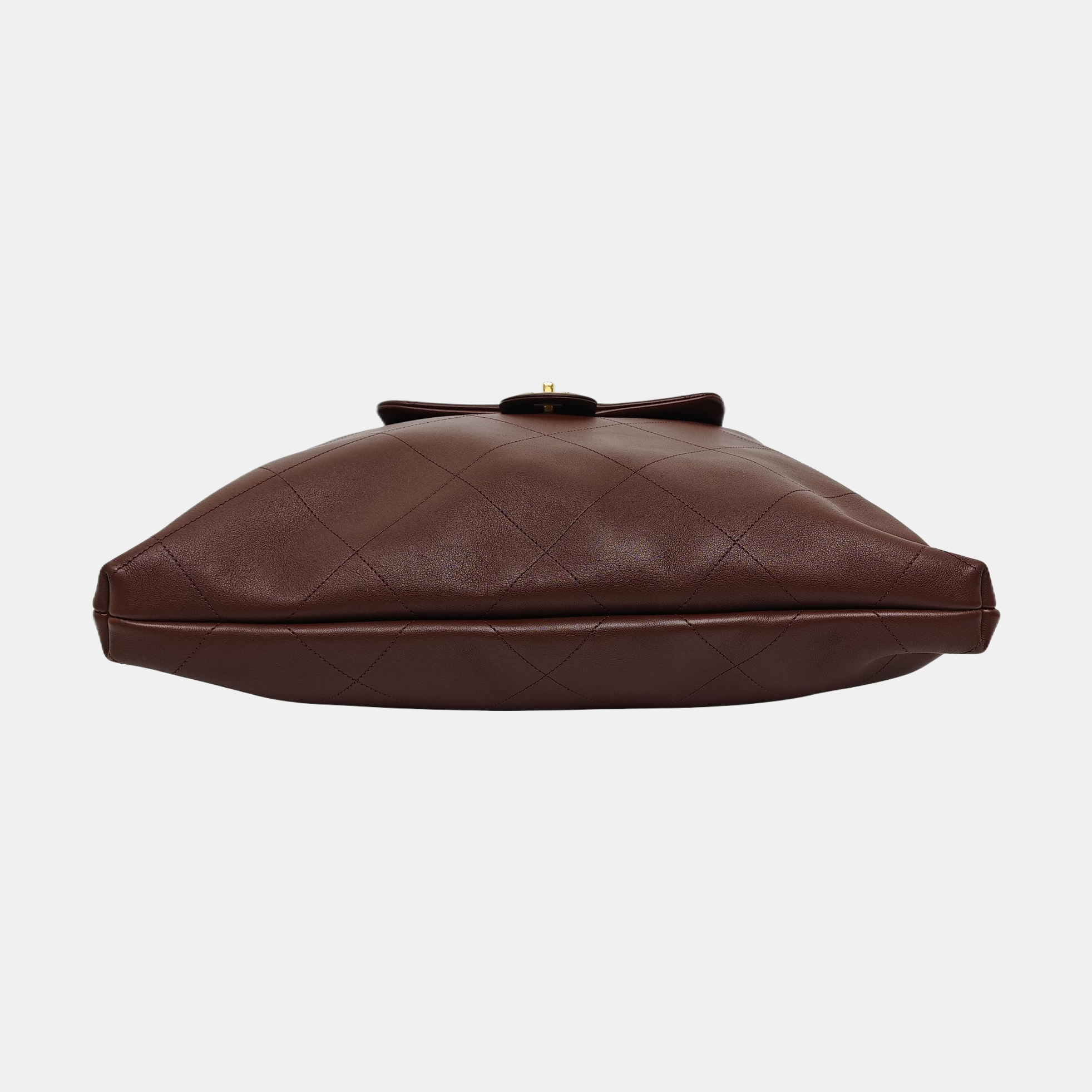 Quilted Calfskin Brown
